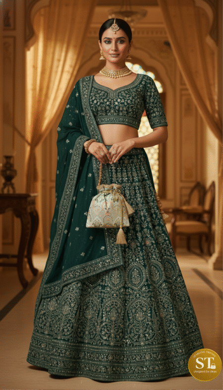 KARIGARI KNOT (MINT BLUE) POTLI