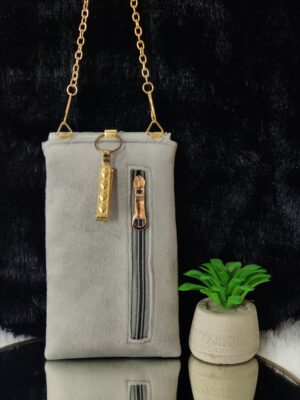 GREY MOTI LEHER PHONE SLING