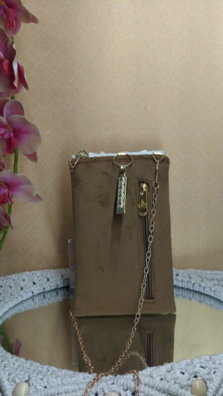 DESI DIVA PHONE SLING (TAN)