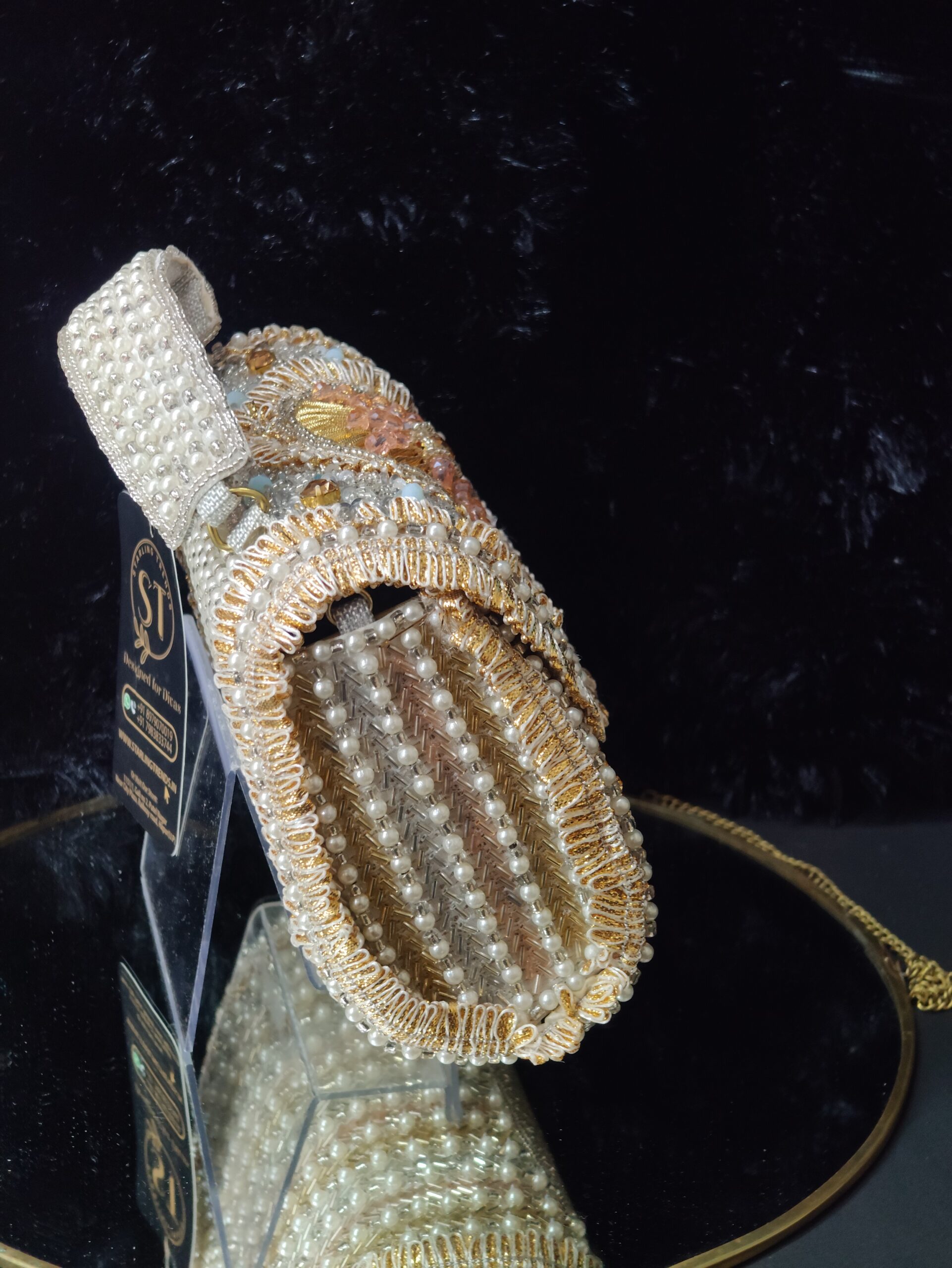 Golden Queen Bag (Dusty Silver) - Image 6