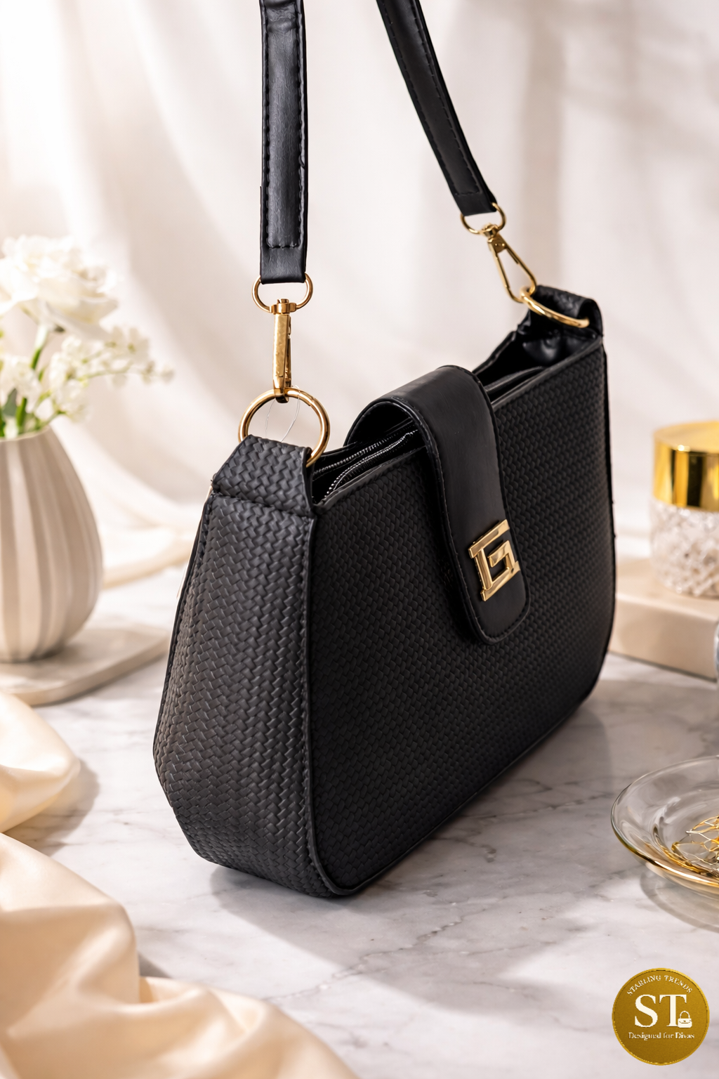 GUCCI INSPIRED BLACK SLING - Image 2