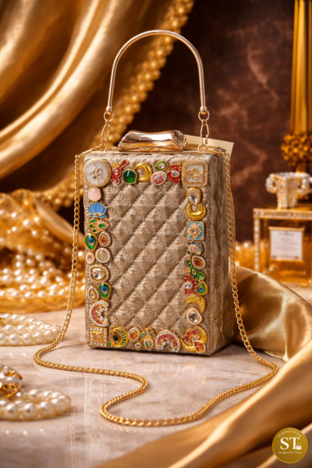 ANTIQUE JEWEL CLUTCH