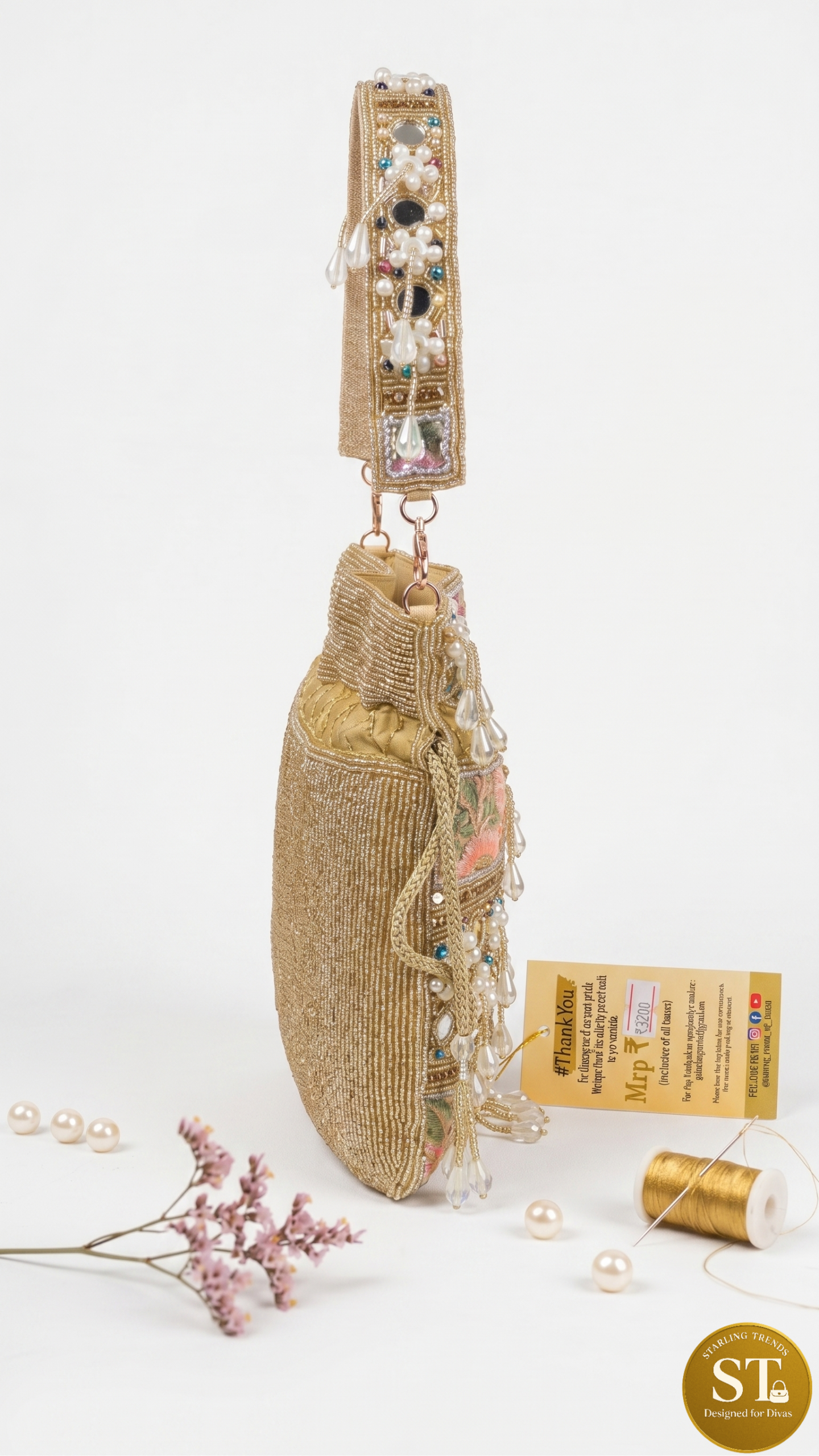 GOLDEN HEAVY POTLI - Image 2