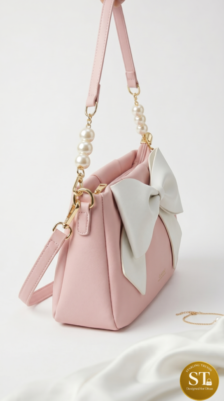 CLASSIC BOW BAG PINK