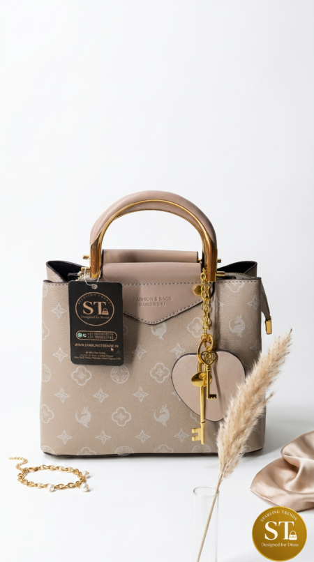KEY CHARM MINI HANDBAG BEIGE