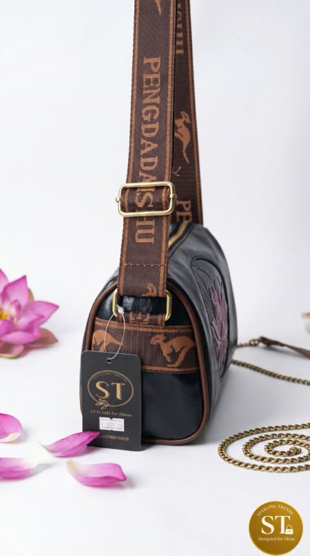 FLOWER EMBOSED BLACK