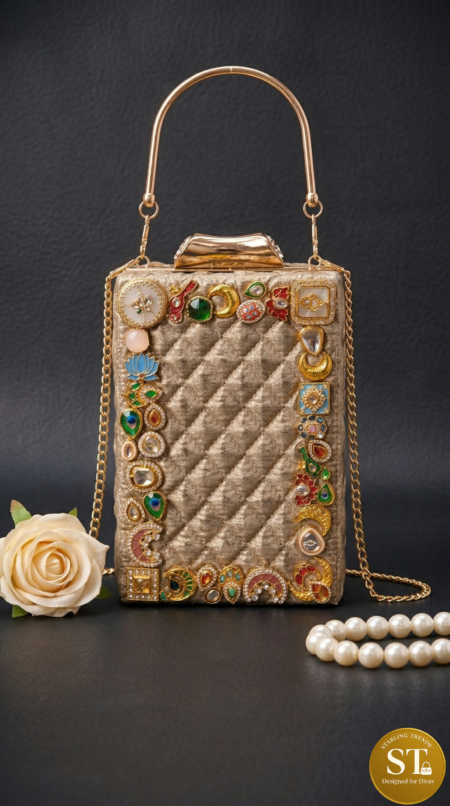 ANTIQUE JEWEL CLUTCH