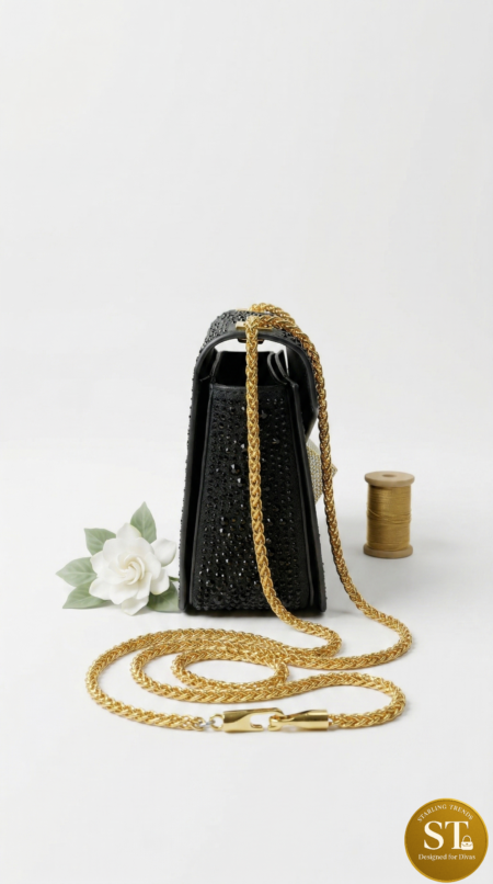 BLACK COCKTAIL BAG (WITH BOX)