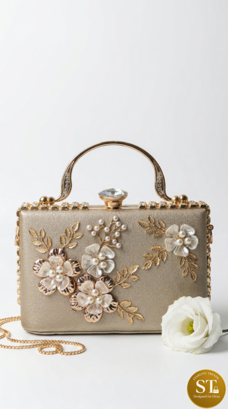 METALLIC CLUTCH (GOLDEN)