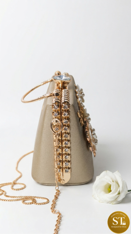 METALLIC CLUTCH (GOLDEN)