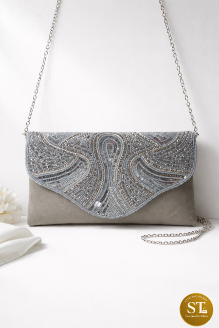 Velvet Vine Flap (Silver)