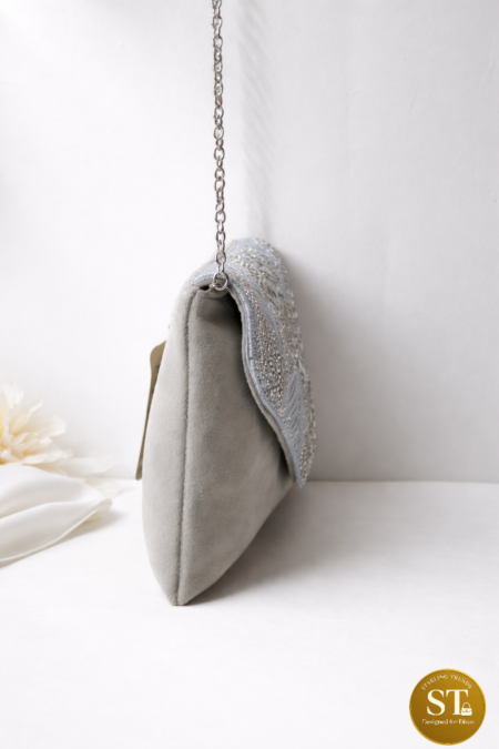 Velvet Vine Flap (Silver)