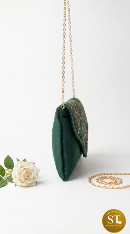 Velvet Vine Flap (green)