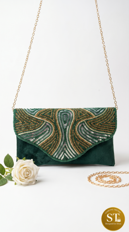 Velvet Vine Flap (green)