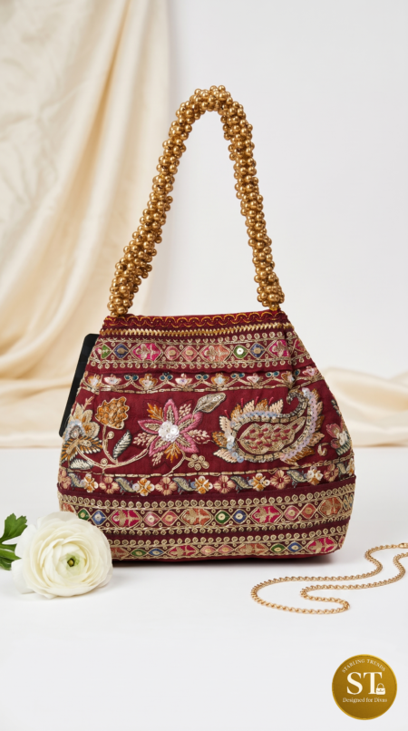 Rangrez Royal Potli (Maroon)