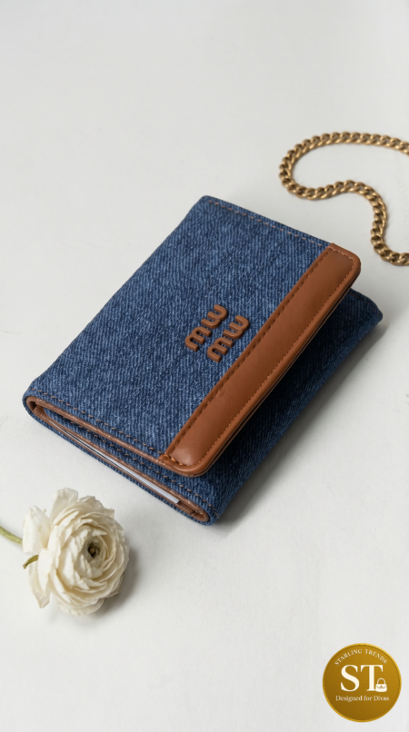 MIU MIU INSPIRED BLUE DENIM