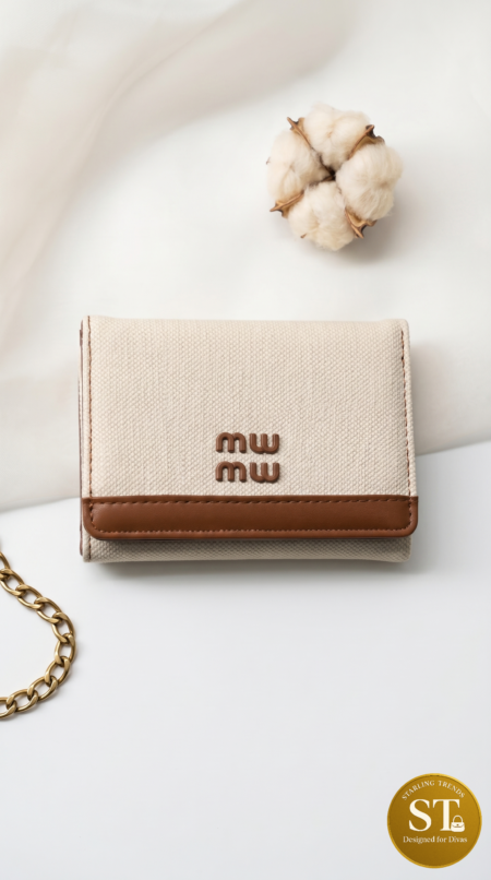 MIU MIU INSPIRED CRÈME DENIM