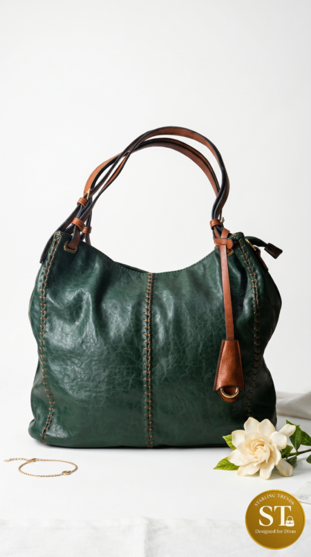 URBAN FOREST TOTE (TEAL GREEN)