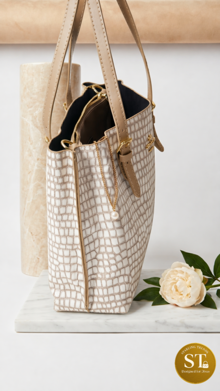 COACH INPIRED Croco Chic APRICOT