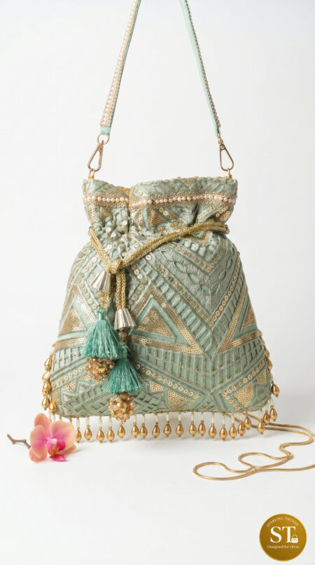 Green Glam POTLI