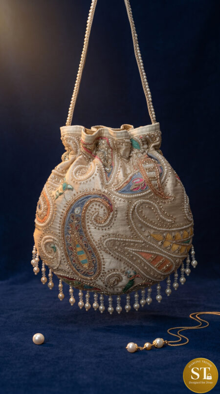 GOLDEN COLORFUL POTLI