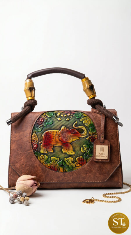 ELEPHANT BAG Handbag (BROWN)