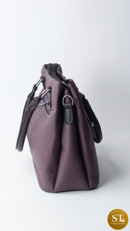 VEGAN LEATHER LOOK PRINT Handbag (MOOSE)
