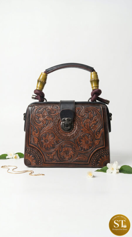 ENGRAVED BLACK MAGESTY Handbag