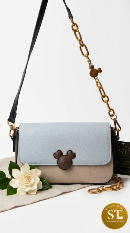 Mini Mouse Sky Charm Sling bag (BLUE)