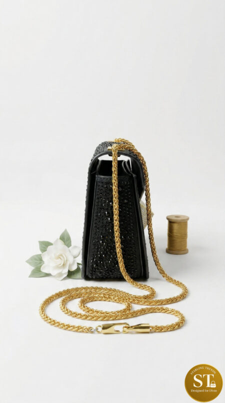 BLACK COCKTAIL BAG (WITH BOX)