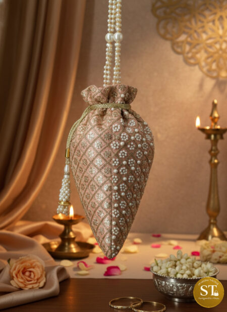 MOTI PEACH POTLI