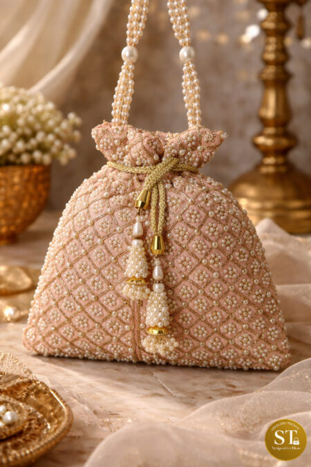 MOTI PEACH POTLI