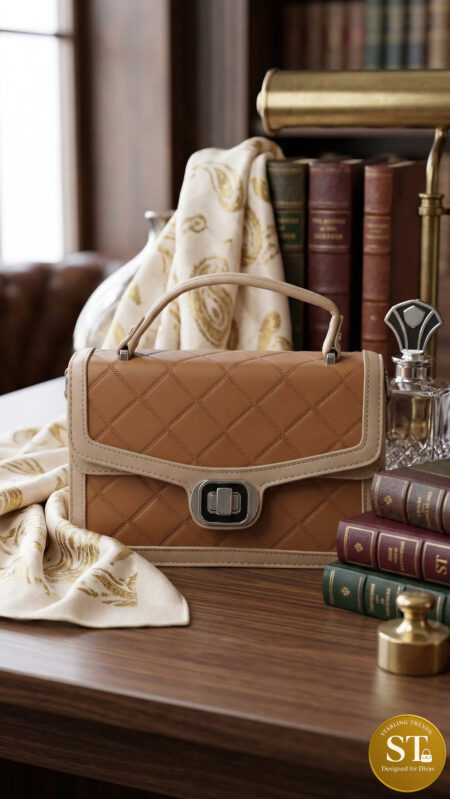 BROWN CUSHIE SLING BAG