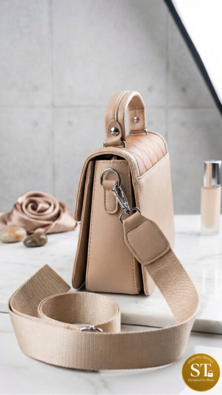BROWN CUSHIE SLING BAG