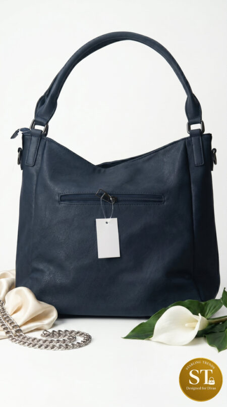 BELLE CLASSIC TOTE (NAVY BLUE)