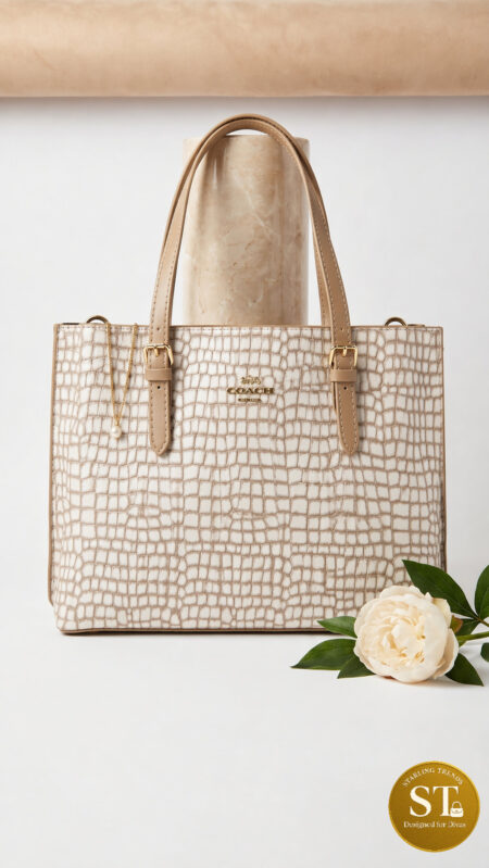 COACH INPIRED Croco Chic APRICOT