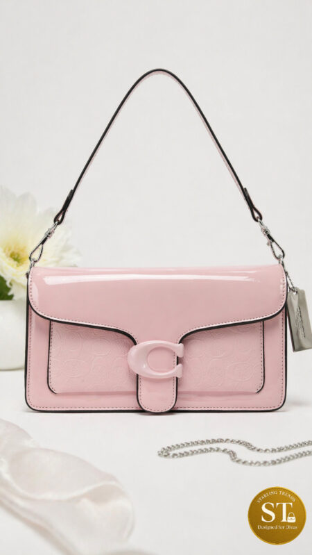 COACH INSPIRED ROSE CHARM Sling Bag