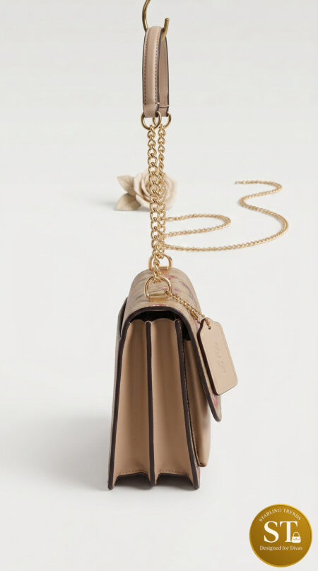 COACH INSPIRED CHERRY BLOSSOM Sling Bag