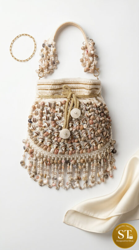 SHELL POTLI (CREME)