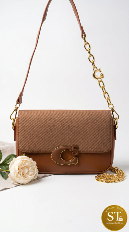 “C” KHADI SHADE (BROWN) SLING BAG