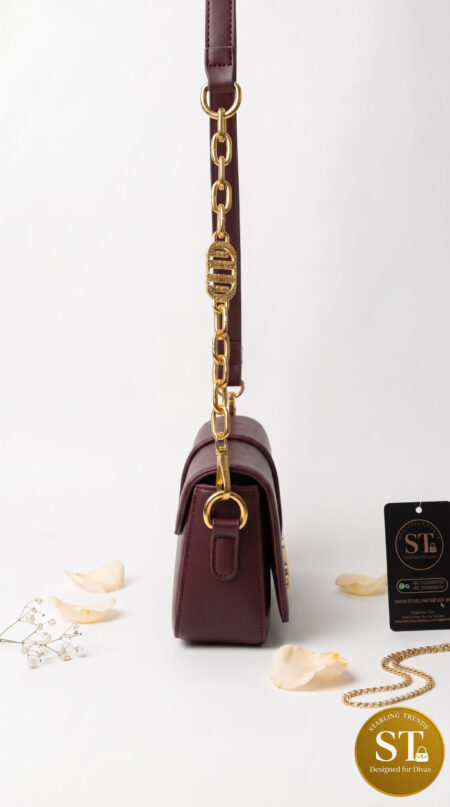 TORRY INSPIRED MINI INARA Sling Bag (MAROON)
