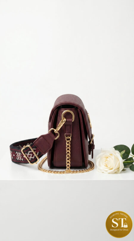 Woven Whisper Sling bag (RED)