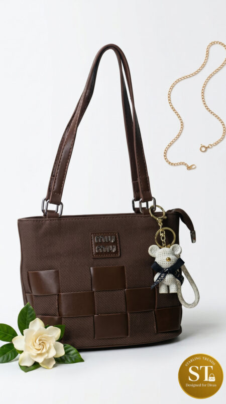 MIU MIU INSPIRED TEDDY BUCKET (BROWN) Sling Bag