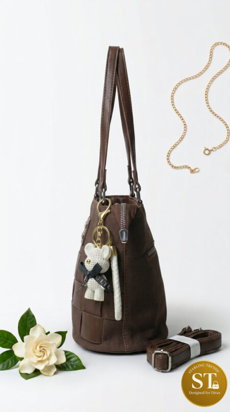 MIU MIU INSPIRED TEDDY BUCKET (BROWN) Sling Bag