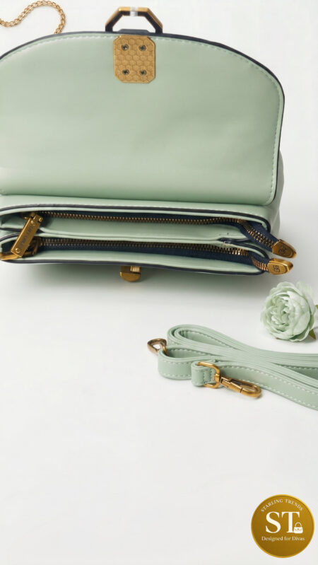 Blush Baroque Sling bag (mint)