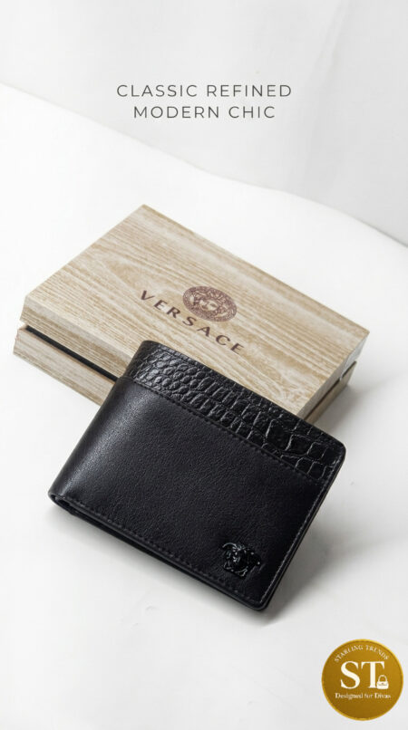 VERSACE INSPIRED (BLACK) MEN’S WALLET