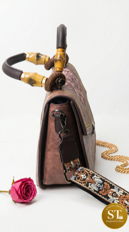 Walnut Elegance (RAW MUD) Handbag