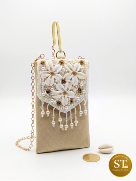 Naayab Phone Sling (BEIGE)