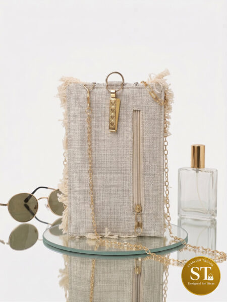BOHO TRIBAL PHONE SLING (GREY)