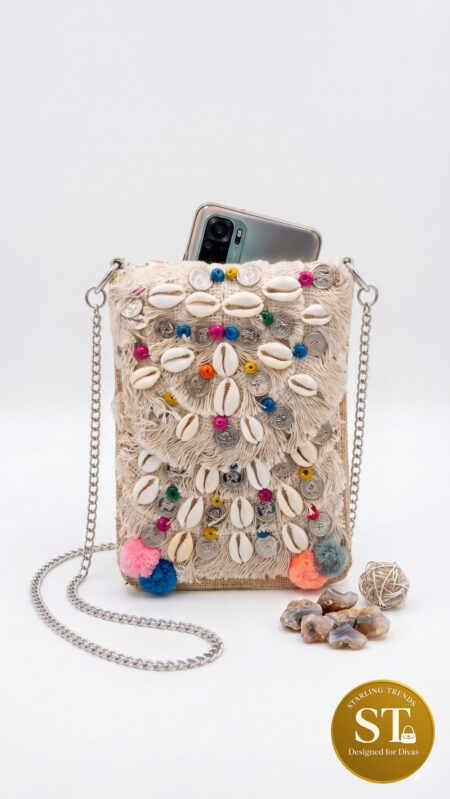 BOHO ULTIMA (LIGHT BEIGE) PHONE SLING